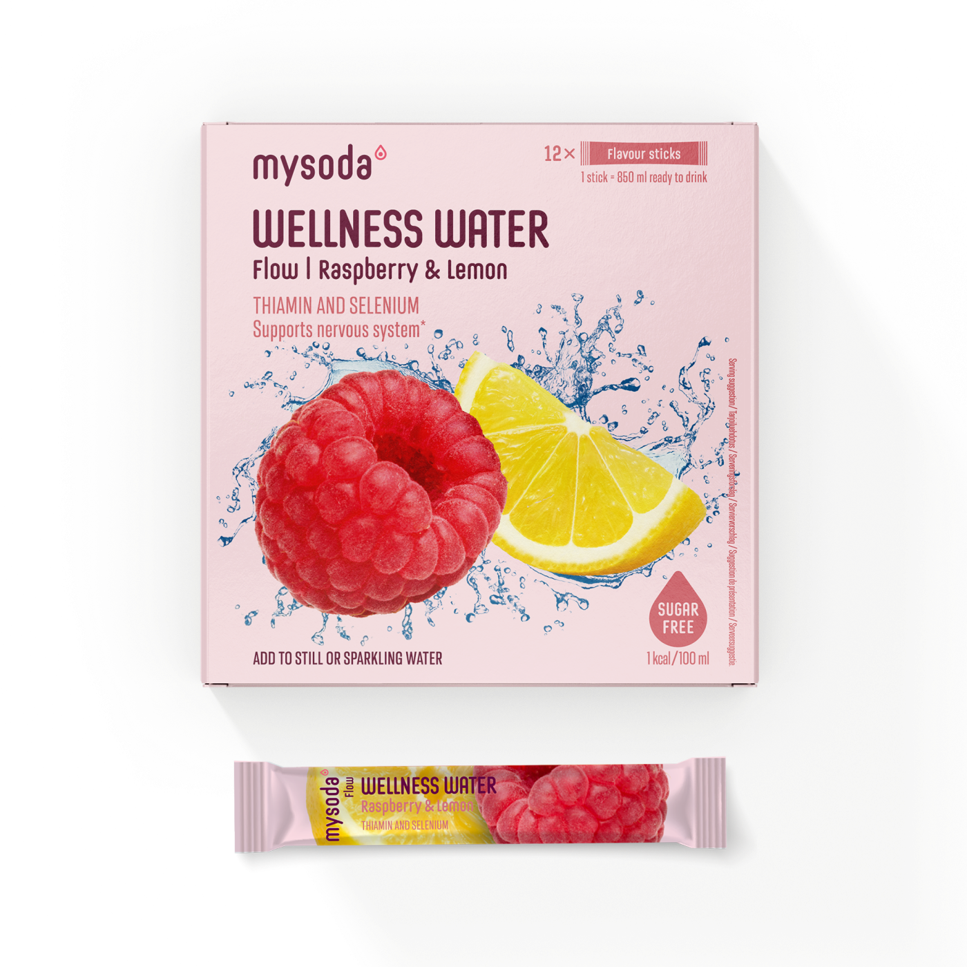 Raspberry & Lemon Wellness Water Flow 3-Pack