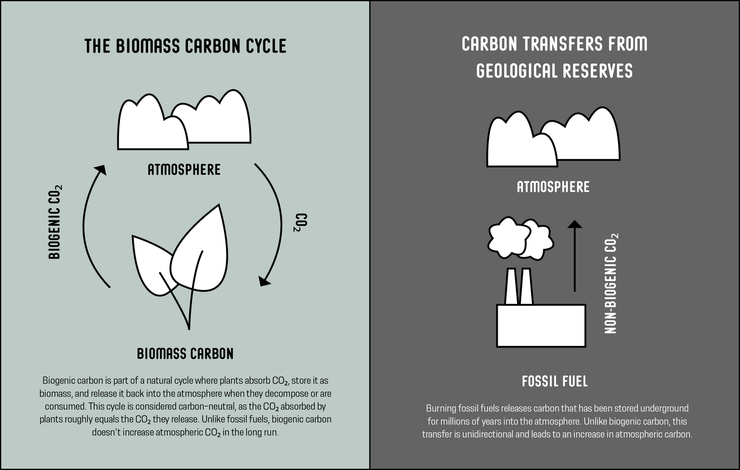 How production processes for bio-co2 and co2 from fossile raw materials differ