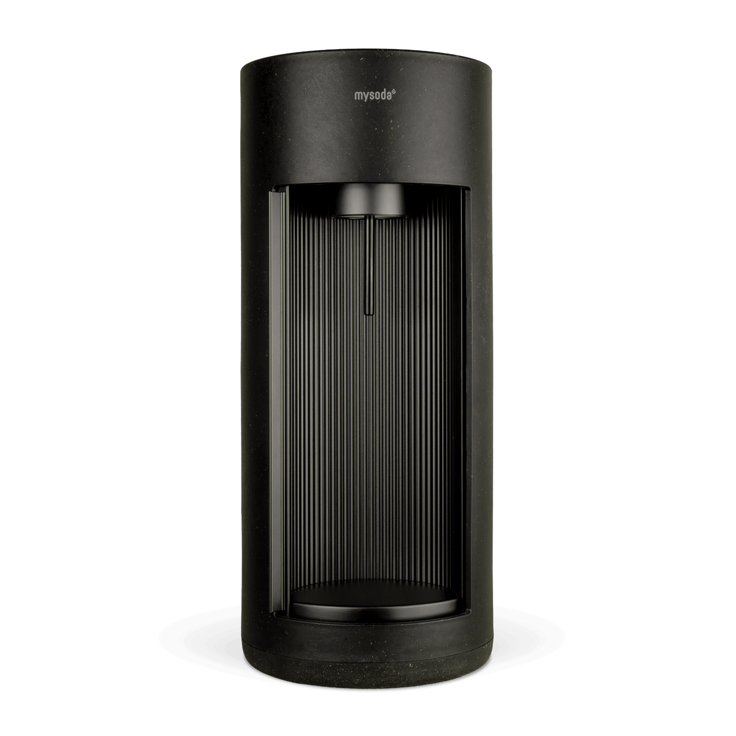 A black sparkling water maker Glassy for glass bottles