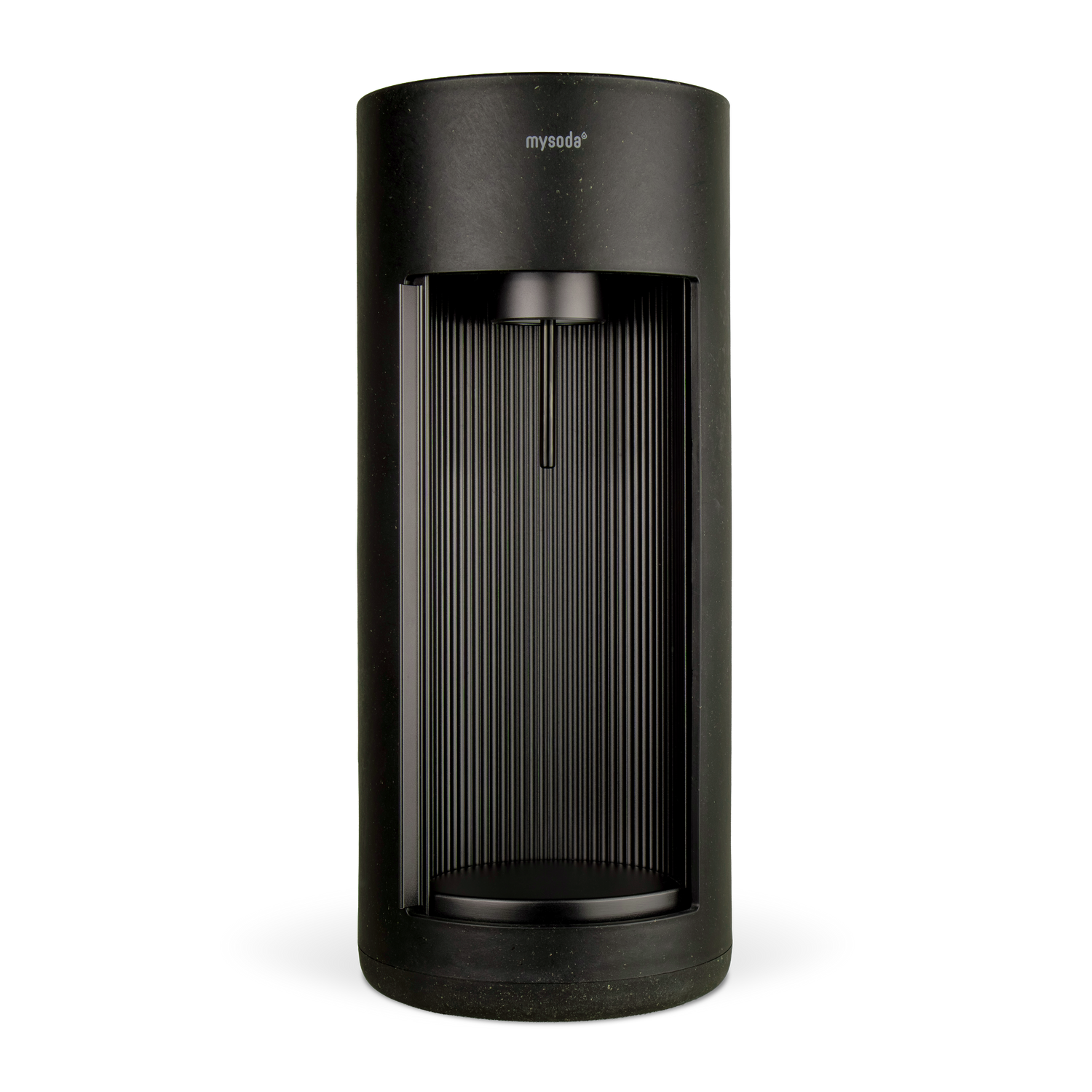 A black sparkling water maker Glassy for glass bottles