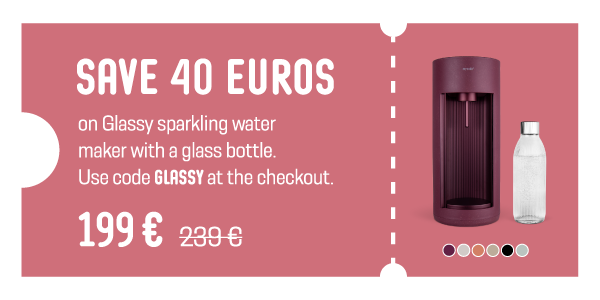 Glassy voucher - save 40 euros - English