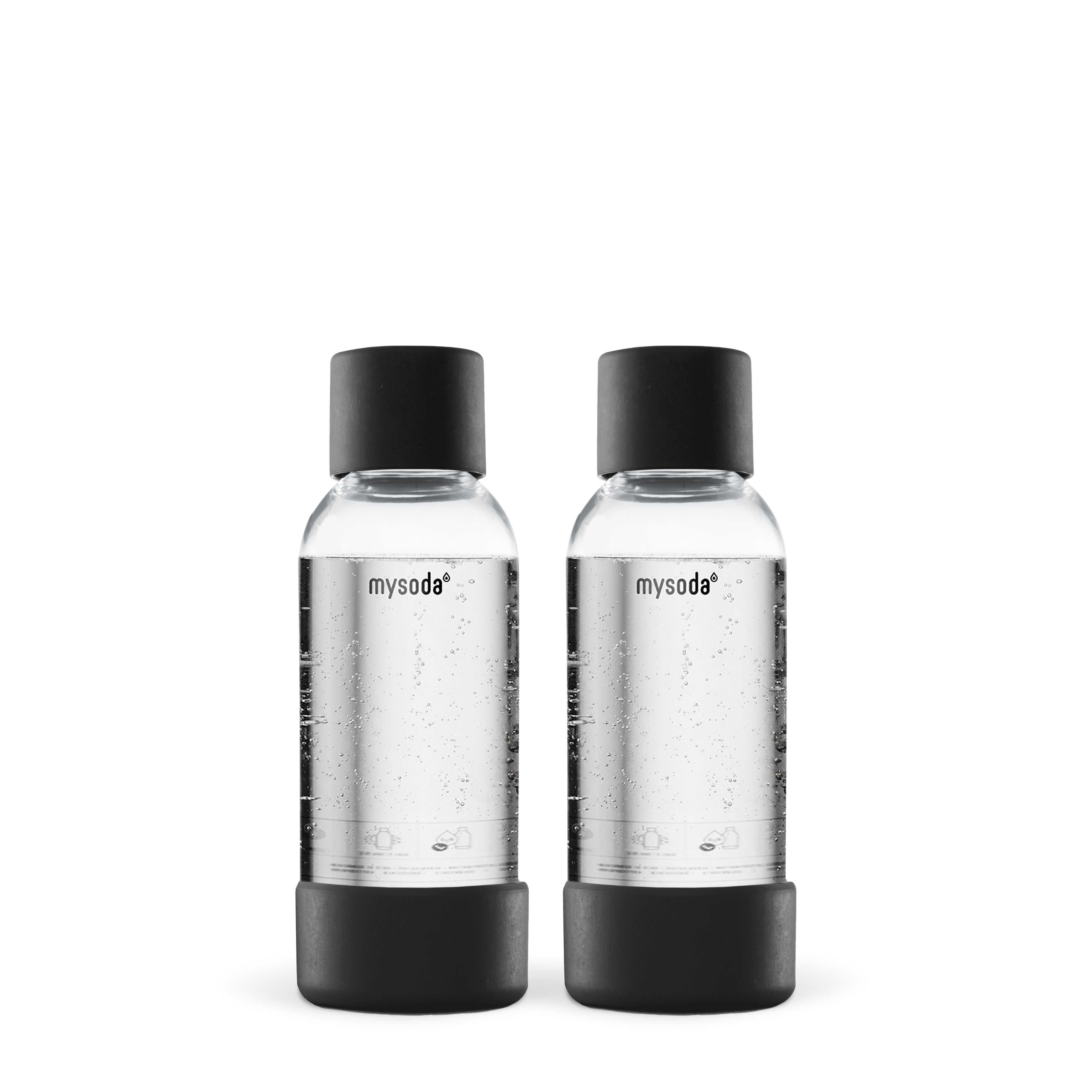 Wasserflasche 0,5 Liter, 2er-Pack – Mysoda