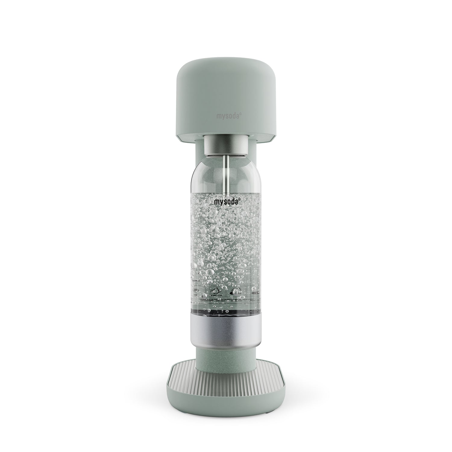 A pigeon Ruby 2 soda maker viewed from the front