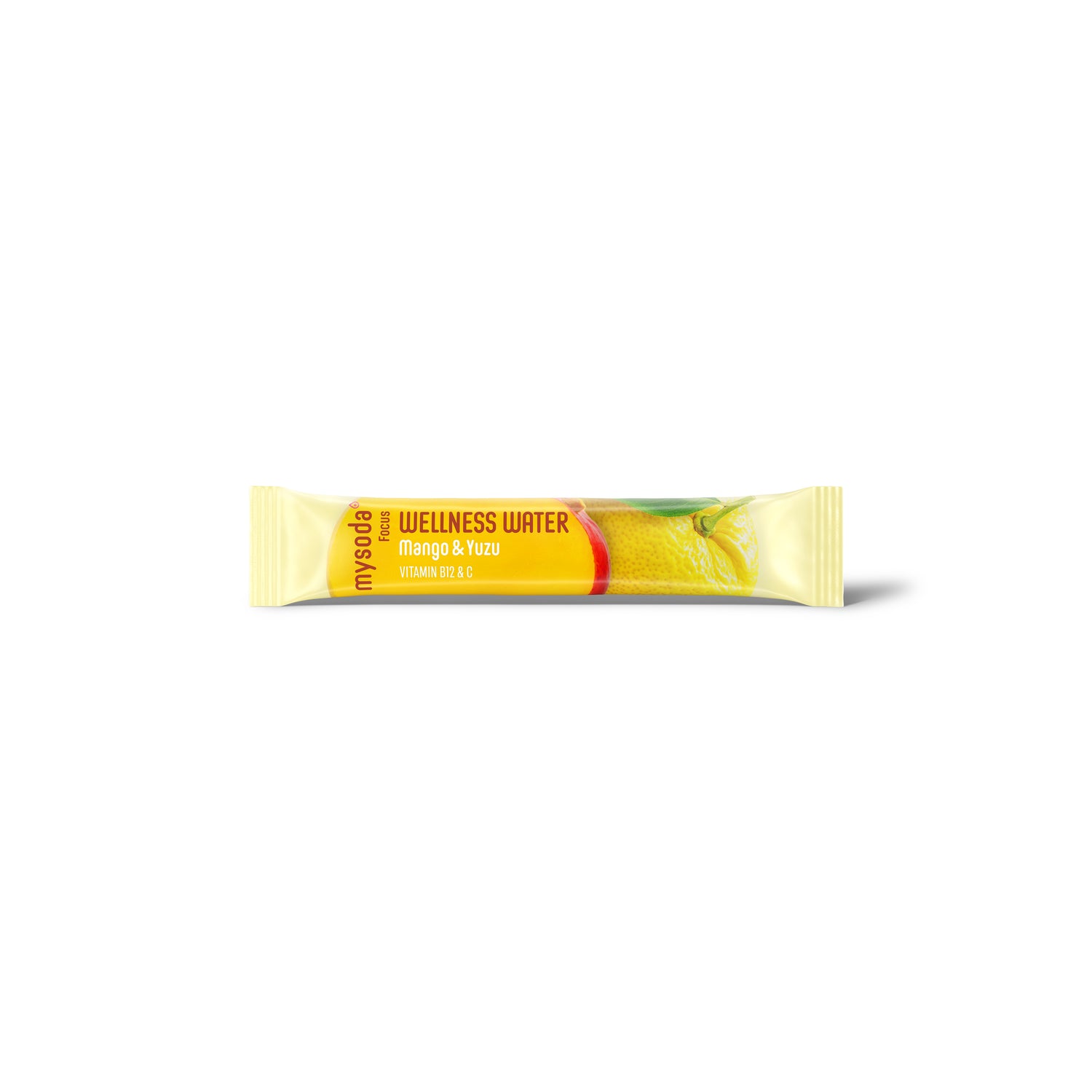 Single-portion stick of Wellnes Water Mango & Yuzu