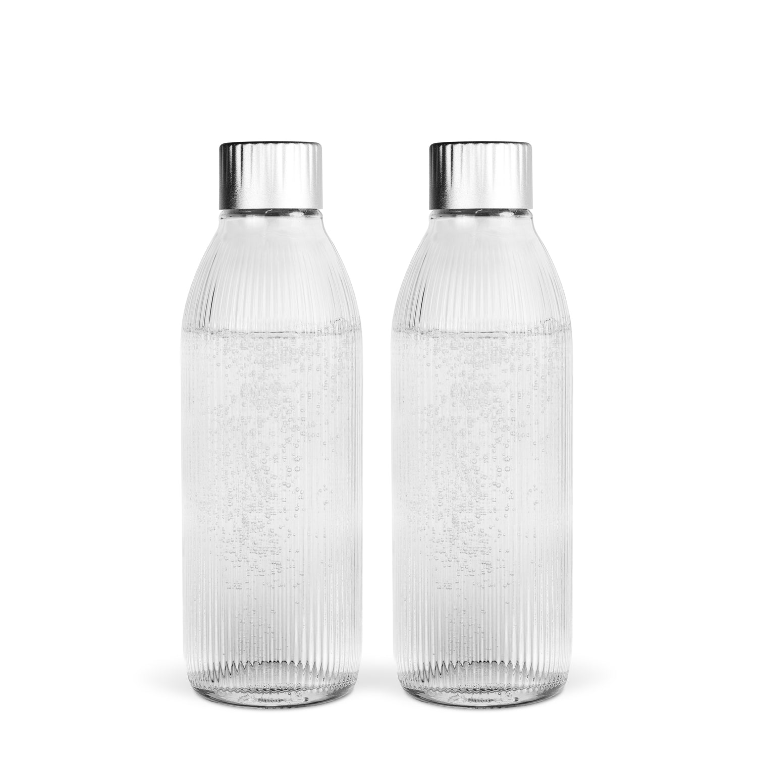Two glass bottles for Mysoda Glassy soda maker