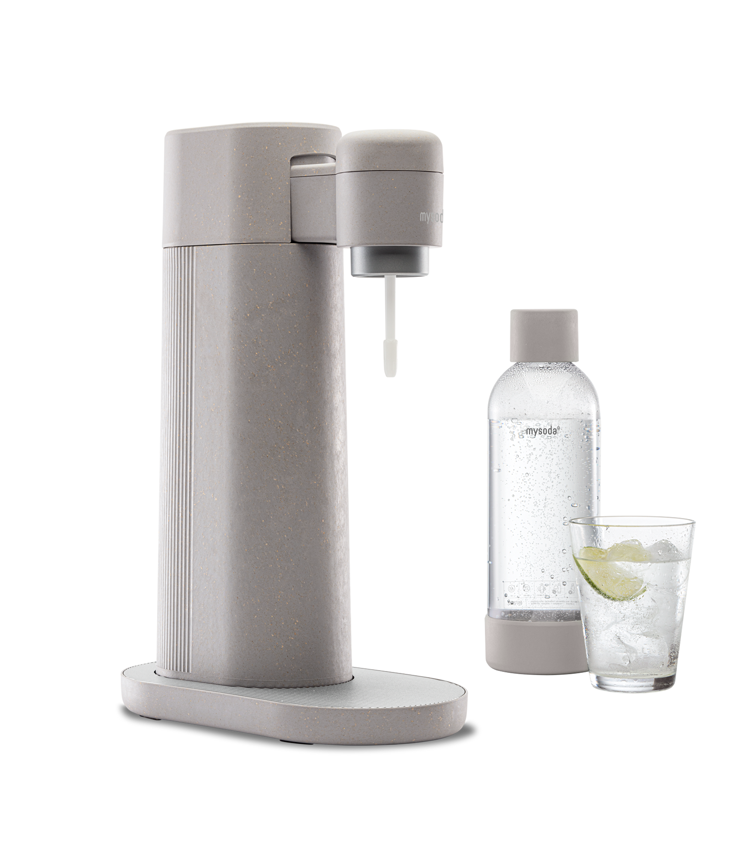 A Toby sparkling water maker with bottle, colour option Dove