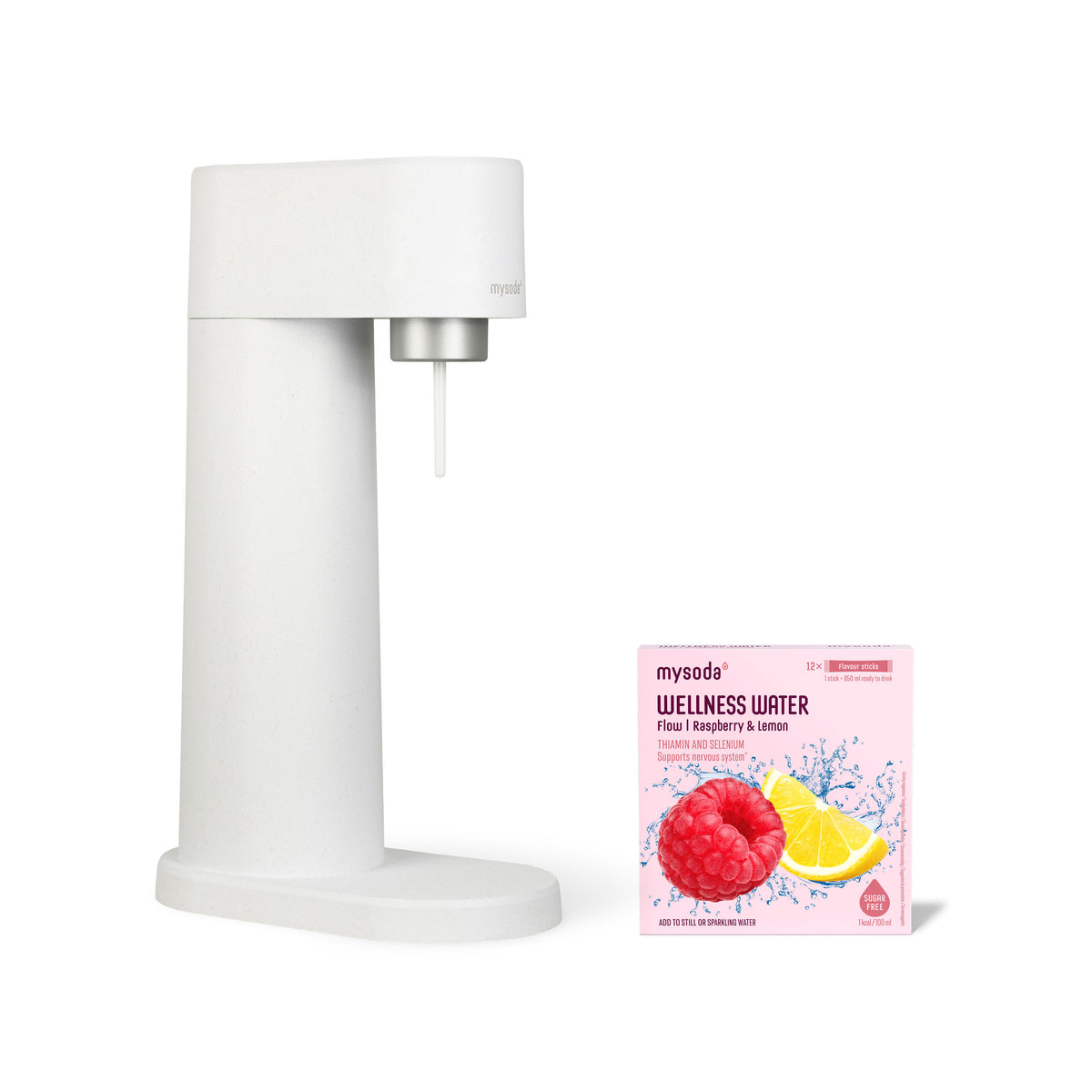 White Woody + Wellness Water pack Raspberry & Lemon