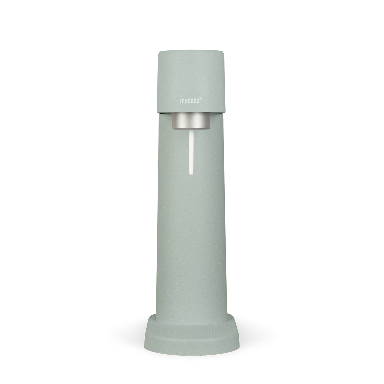 A pigeon Woody sparkling water maker viewed from the front