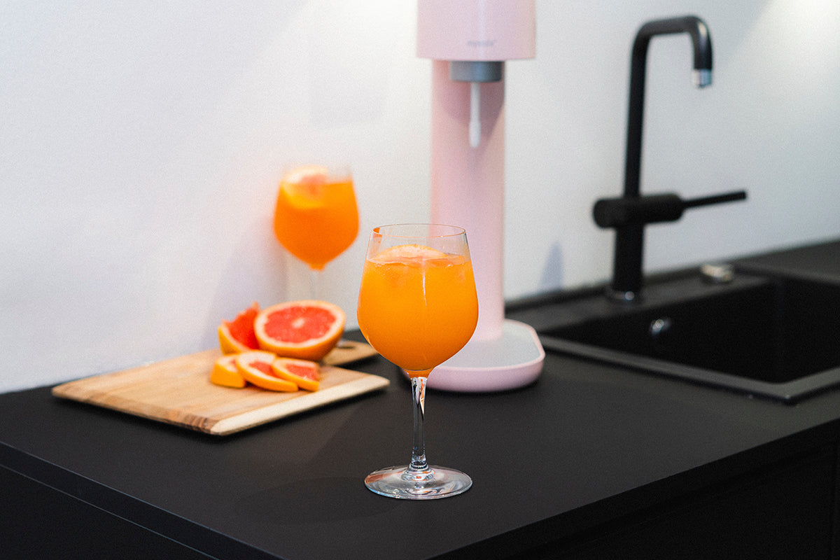 Charmante ananas-grapefruit mocktail