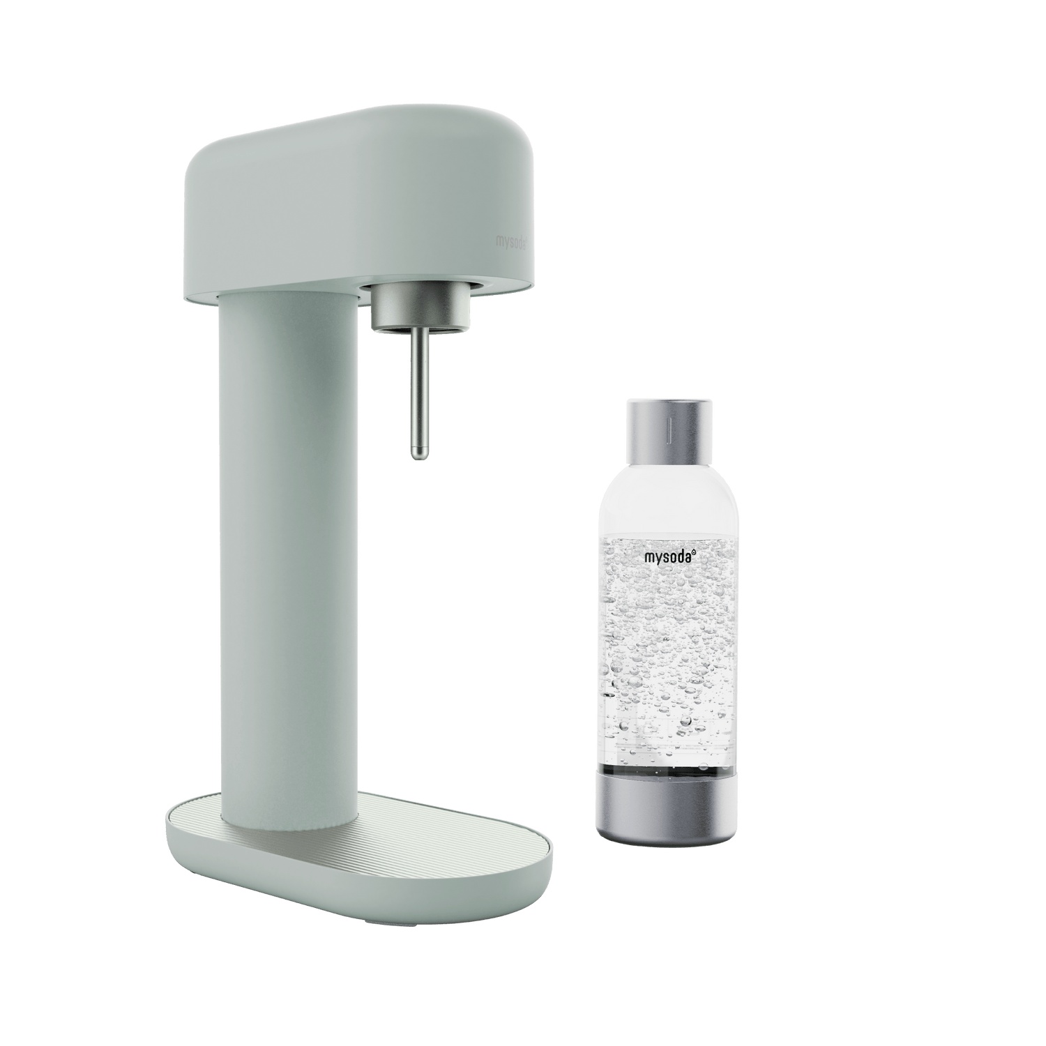 A pigeon Ruby 2 sparkling water maker and bottle#väri_pigeon