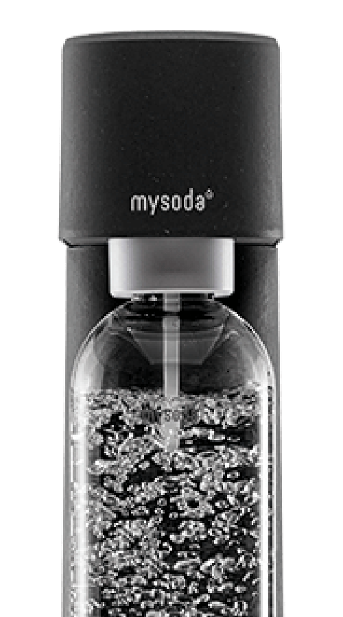 Mysoda Machine à Eau Gazeuse Glassy Black - RC DIFFUSION