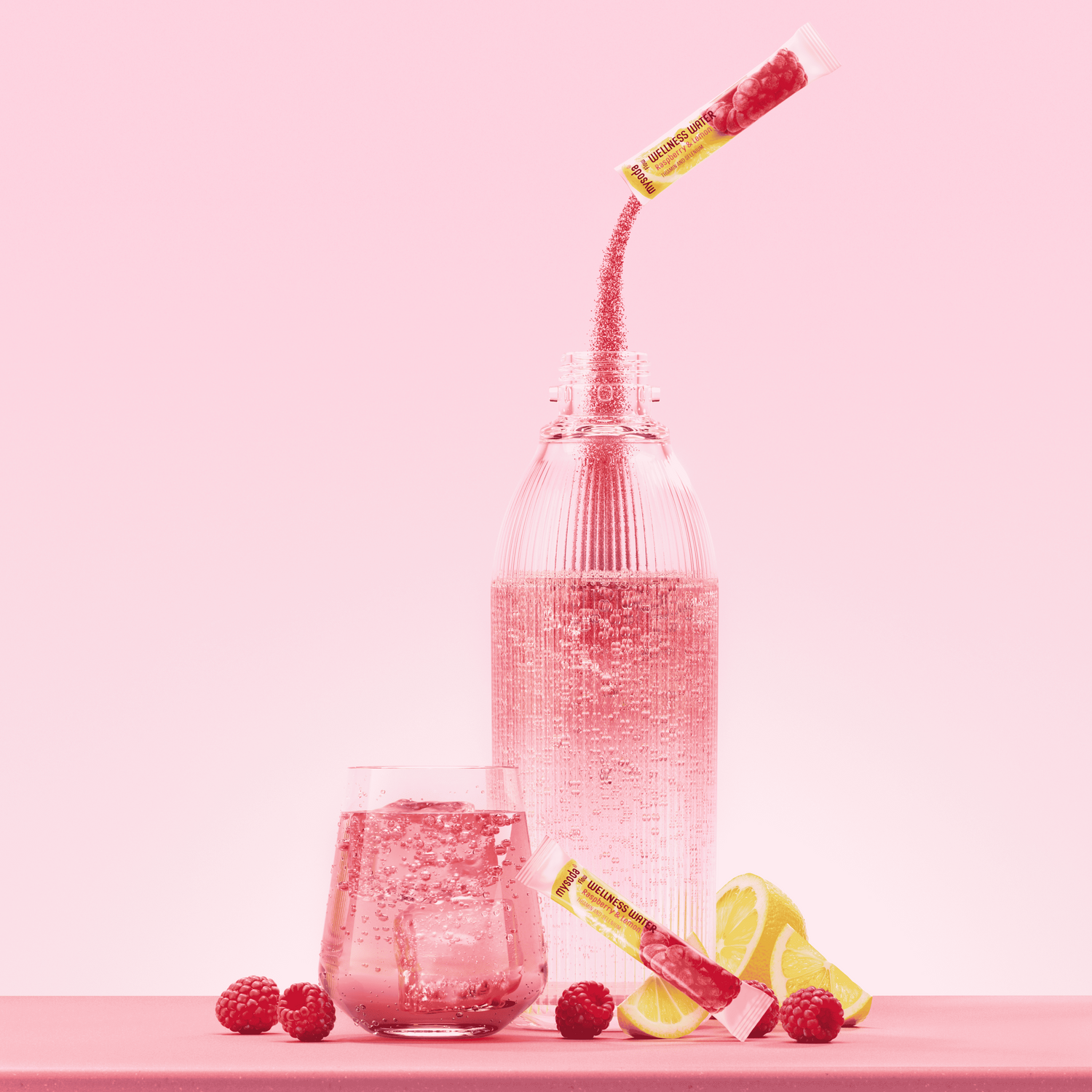 Raspberry & Lemon Wellness Water Flow 3er-Pack