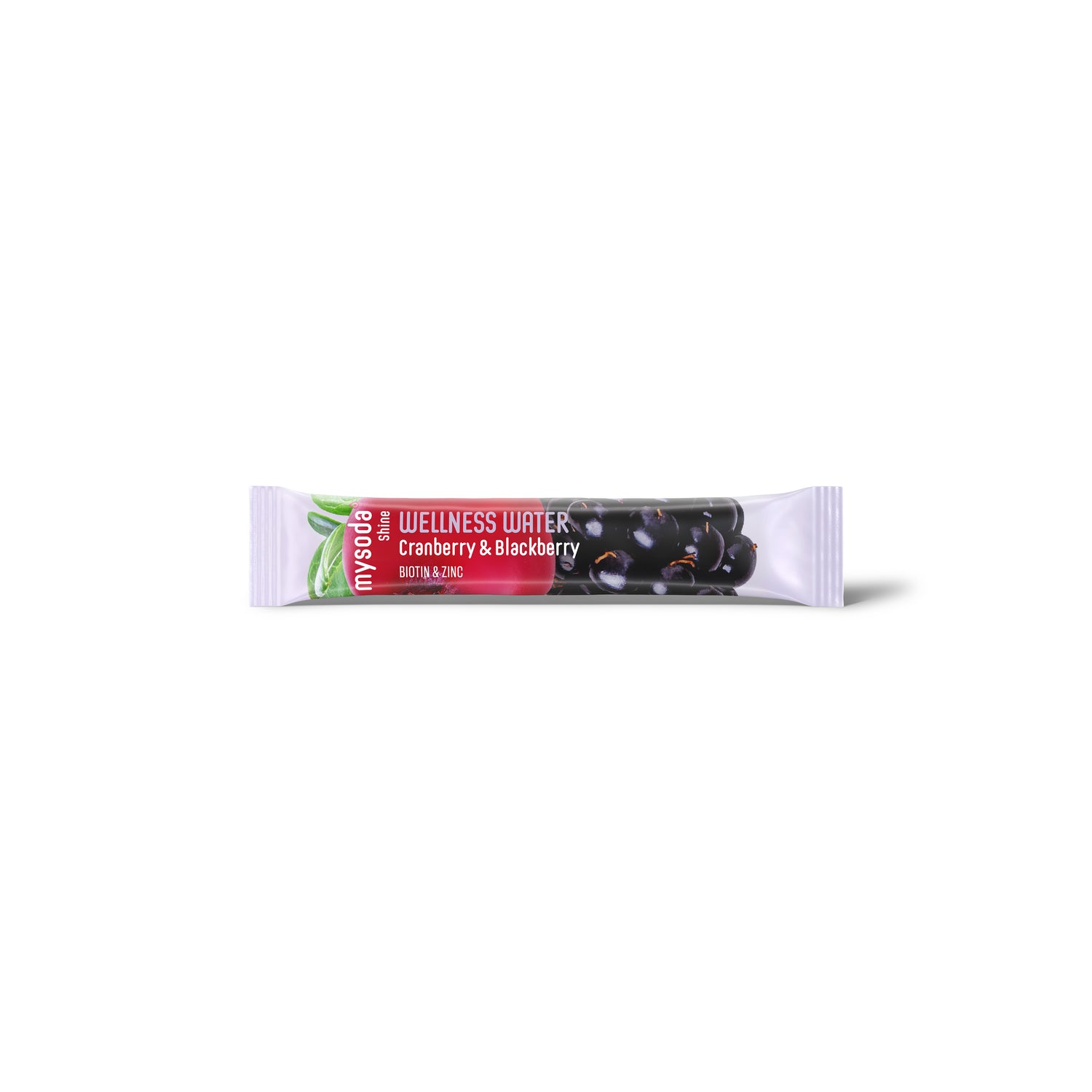 Single-portion stick of Wellnes Water Cranberry & Blackberry