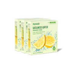 3 packs of Wellness Water Lemon