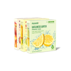 Mixed 3-pack of Wellness Water flavours