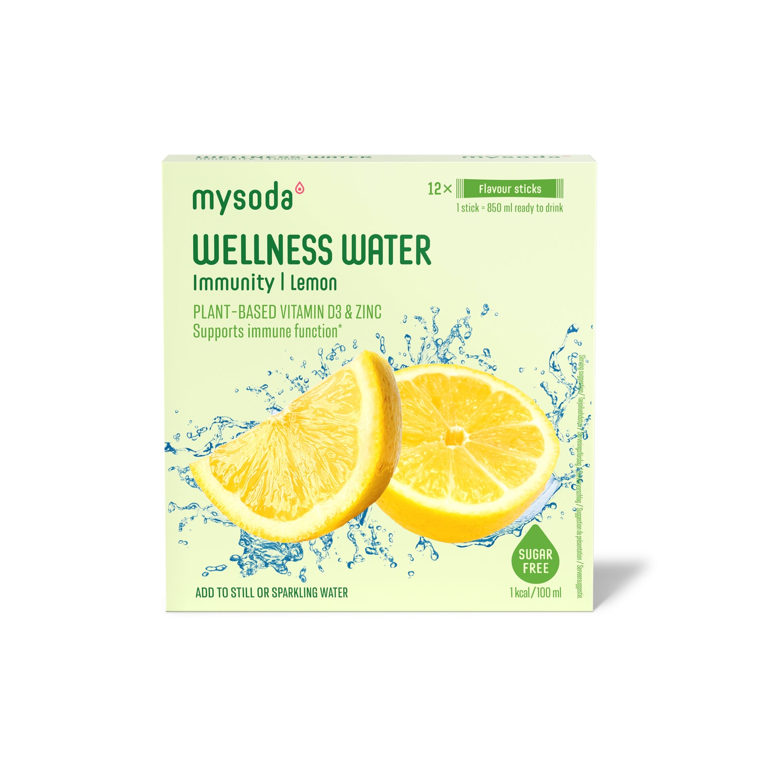 Box of Wellness Water Lemon