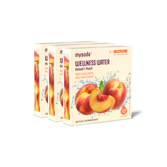 3 packs of Wellness Water Peach