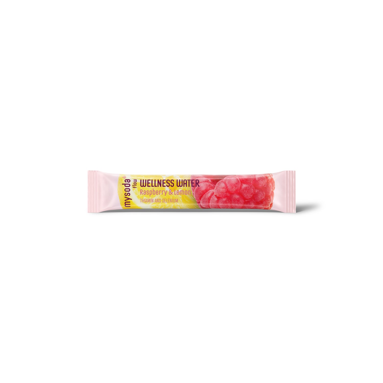 Single-portion stick of Wellnes Water Raspberry-Lemon