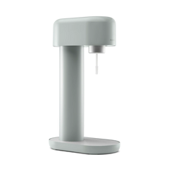 A pigeon Mysoda Ruby soda maker viewed from the side