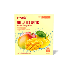 One pack of Wellness Water Mango & Yuzu