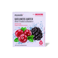One pack of Wellness Water Cranberry & Blackberry