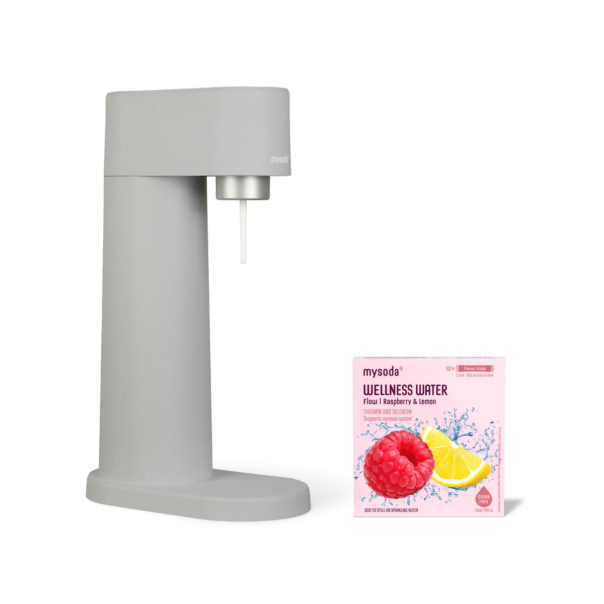 Gray Woody + Wellness Water pack Raspberry & Lemon