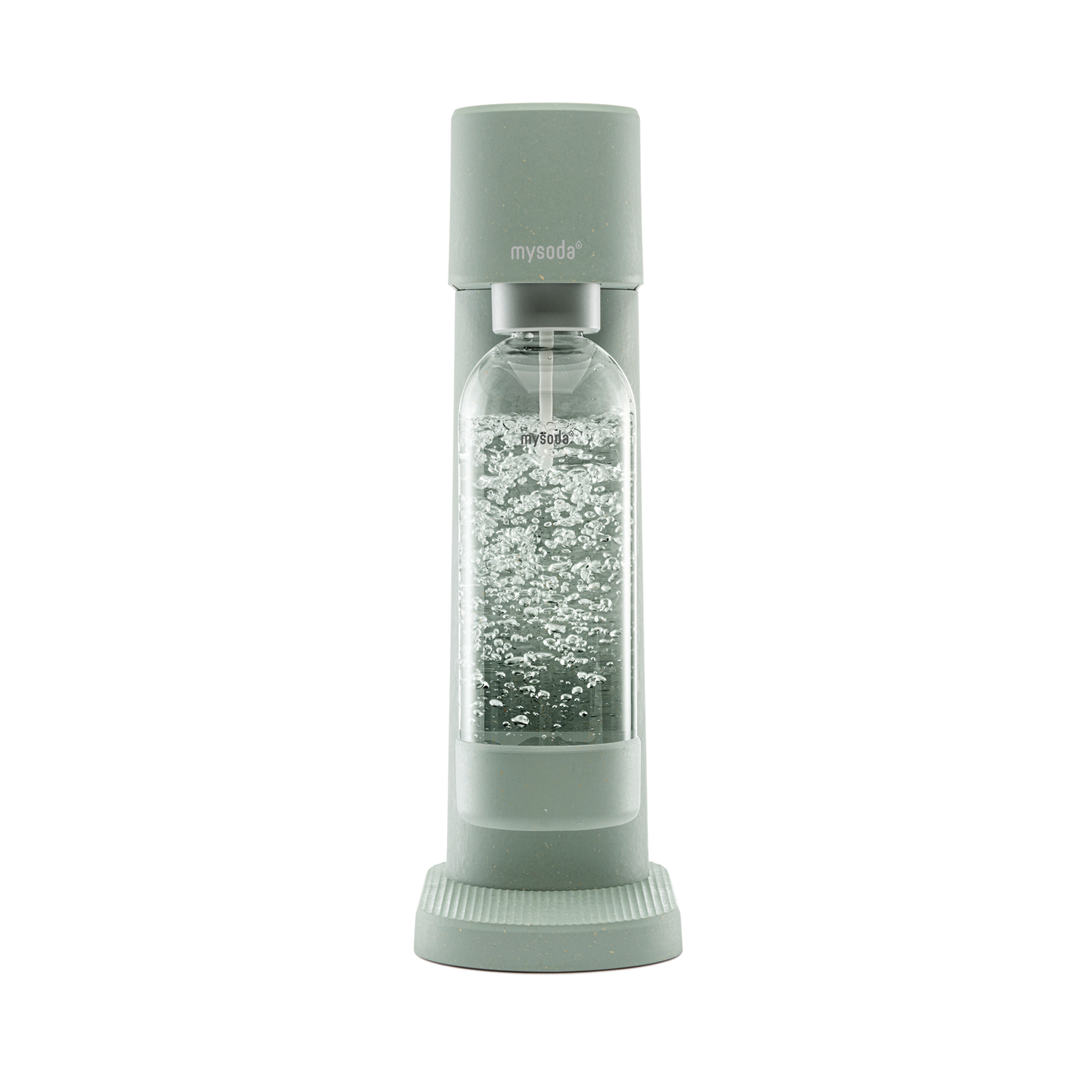 A pigeon Woody sparkling water maker viewed from the front