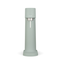 A pigeon Woody sparkling water maker viewed from the front