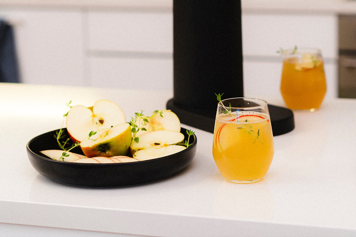 Stijlvolle Appel-Peer Mocktail
