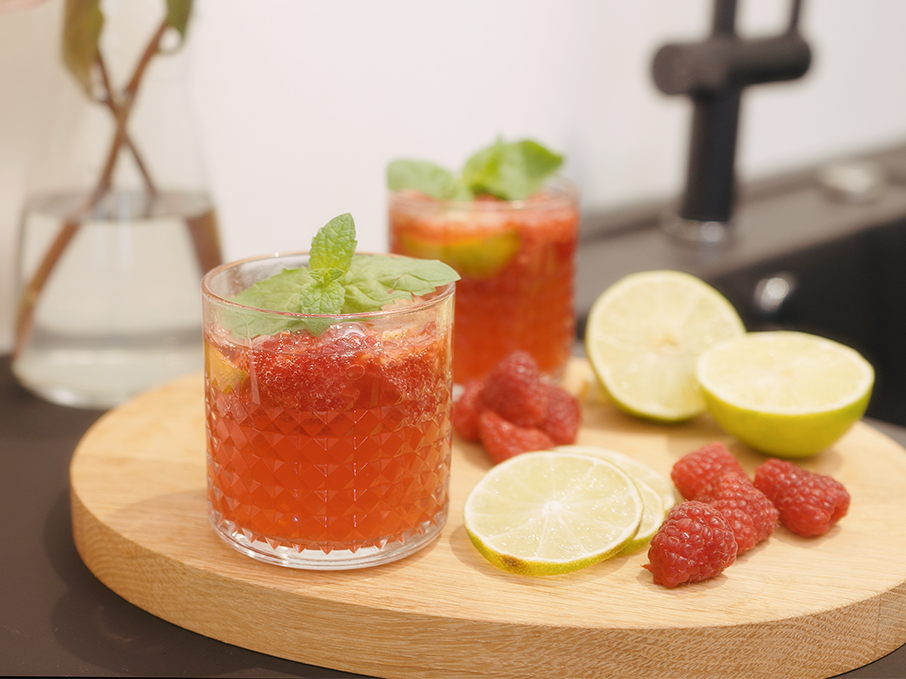 Raspberry Sugar-free juomatiiviste