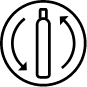 Exchangable cylinder icon