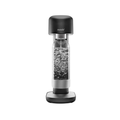 Black Mysoda Ruby sparkling water maker viewed from the front