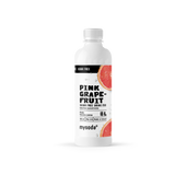 A bottle of sugarfree Mysoda drink mix pink-grapefruit