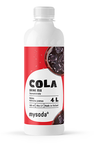 En flaska Mysoda smakkoncentrat cola