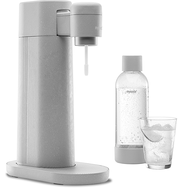 Machine à eau petillante Mysoda Toby dove avec bouteille
