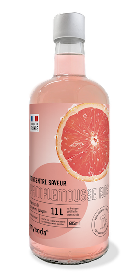 Een fles Mysoda drinkmix grapefruit